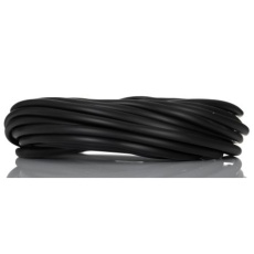 【404-196】ケーブルシールド 6mm 黒 PVC