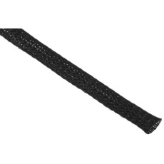 【408-277】ケーブルシールド 10mm 黒 PET
