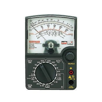 【SP-20/C】アナログマルチテスター 耐衝撃メーターハードケース付き