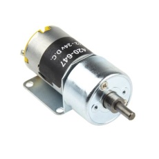 【420-647】ブラシ付きギア DCギヤードモータ 12V 15 Ncm 6 rpm