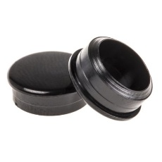 【463-8536】Black 14.5mm dia cap for 6mm shaft knob
