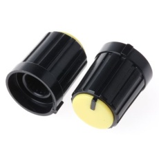 【467-5923】プラスチック ポテンショメータ ノブ、6mm、丸型軸 直径:13.3mm、Push-On