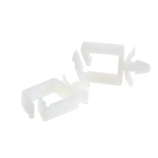 【479-560】ケーブルクリップ (配線クリップ) 15.9 mm 14.2mm(100個入り)