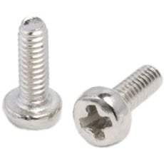 【482-7714】なべ形 小ねじ M2 6.0mm 真鍮(100個入り)