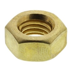 【483-2542】六角ナット M8 真鍮(50個入り)