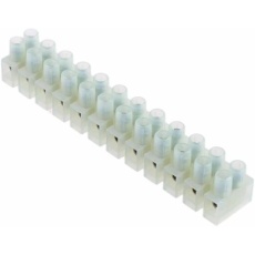 【492-8687】中継用端子台 12極 8mm ピッチ なし