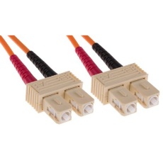 【536-7229】SC-SC patchlead OM2 Duplex Orange 2m