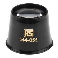 【544-055】拡大鏡・ルーペ、アイルーペ、9X倍、レンズ直径:29mm
