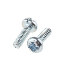 【560-530】なべ形 小ねじ M2 6.0mm スチール(100個入り)