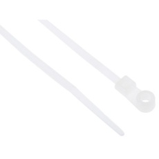 【601-079】結束バンド 113mm x 2.5 mm ナチュラル ナイロン 66(100個入り)