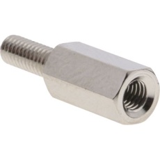 【606-686】スタンドオフ 六角 黄銅 M3 x 10mm
