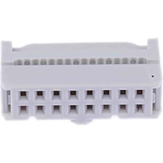 【625-7381】IDCコネクタ、2.54mm ピッチ、16 ピン、2 列、メス