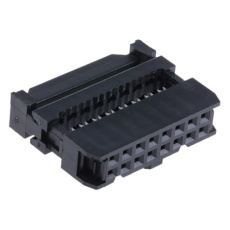 【642-4957】IDCコネクタ 2.54mmピッチ 16極 2列 メス