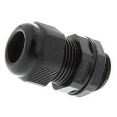 【669-4660】ケーブルグランド 径：M20 材質：ナイロン(ボディ)ロックナット付き(5個入り)