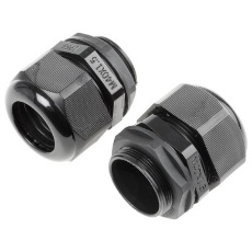 【669-4689】ケーブルグランド 径：M40 材質：ナイロン 66 ロックナット付き(5個入り)