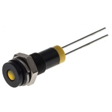 【700-1606】LED表示灯 黄 6mm 2 V dc