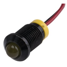 【723-9397】LED表示灯 黄 8mm 2 V dc