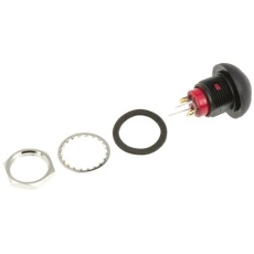 【734-6713】押しボタンスイッチ モーメンタリ SPST 400 mA @ 32 V ac 13.6mm パネルマウント IP67