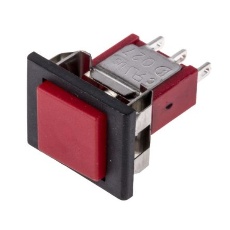 【734-6779】押しボタンスイッチ 3 A @ 120 V ac モーメンタリ パネルマウント 単極双投(SPDT)