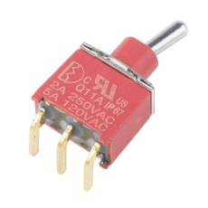 【734-6971】トグルスイッチ SPDT PCB On-(On)