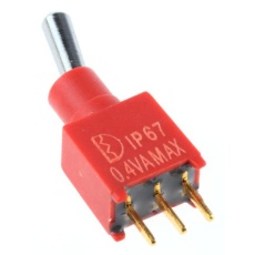【734-7167】トグルスイッチ SPDT PCB On-(On)