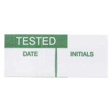 【758-8018】粘着剤付きラベル 140枚入り 緑 White Tested(140個入り)
