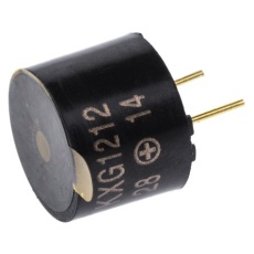 【767-5361】連続 電磁ブザーコンポーネント、2.6kHz、94dB、スルーホール