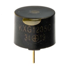 【767-5367】連続 電磁ブザーコンポーネント、2.6kHz、94dB、スルーホール