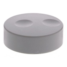 【777-7296】PVC エンコーダ ノブ、6mm、丸型軸 直径:38.6mm、Push-On