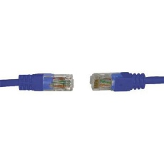 【791-7084】Cat6ケーブル 20m 青 U/UTP