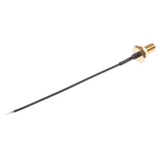 【794-2869】同軸ケーブル RP-SMA 未処理終端 100mm
