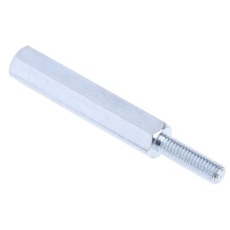 【806-6629】スタンドオフ 六角 スチール M3 x 25mm