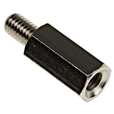 【806-6667】スタンドオフ 六角 スチール M6 x 20mm