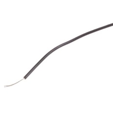 【874-0393】PVCケーブル 黒 導体材質：スズめっき銅線 100m 26 AWG(100m入り)