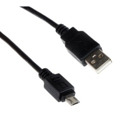 【876-2403】USBケーブル 1.2m USB 2.0 オスUSB A → オスマイクロUSB B