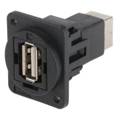 【898-7605】USBコネクタ USB2.0 メス ポート数：1