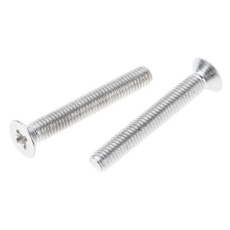 【914-1800】皿頭 小ねじ M5 35mm ステンレス鋼(50個入り)