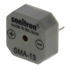 【SMA-13-P7.5】Sonitron 圧電ブザー 75dB スルーホール