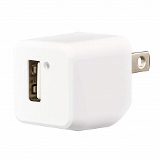 【GH-ACU1G-WH】超小型USB AC充電器(ホワイト)
