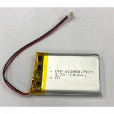 【DTP603450(PHR)】リチウムイオンポリマー電池(3.7V、1000mAh)