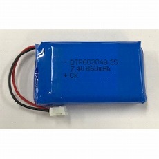 【DTP603048-2S】リチウムイオンポリマー電池(7.4V、860mAh)