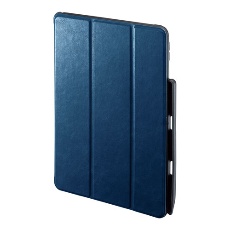 【PDA-IPAD1514BL】iPad Air用Apple Pencil収納ポケット付きケース(ブルー)