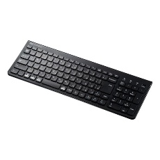 【SKB-BT31BK】Bluetoothスリムキーボード(テンキー付き ブラック)