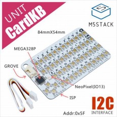 【M5STACK-CARDKB-UNIT】M5Stack用カード型キーボードユニット