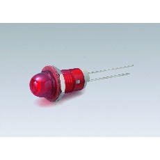 【DB-5-F-OR】LEDブラケット(ドーム型 取付孔：φ8.3mm 橙)