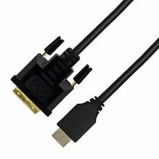 【DVI05-HDMA】DVI-D-HDMI変換ケーブル(シングルリンク、5m)