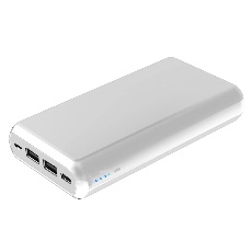 【L-M20CP-W】【在庫処分セール】PD対応リチウムモバイルバッテリー(20000mAh、ホワイト)