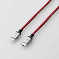 【MPA-CLS20RD】USB-C to Lightningケーブル(高耐久/2.0m/レッド)