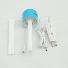 【HWB-BU】【在庫処分セール】ペットボトル用タイプ加湿器ブルー