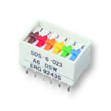 【SDS-6-023】SWITCH DIL ST 6WAY